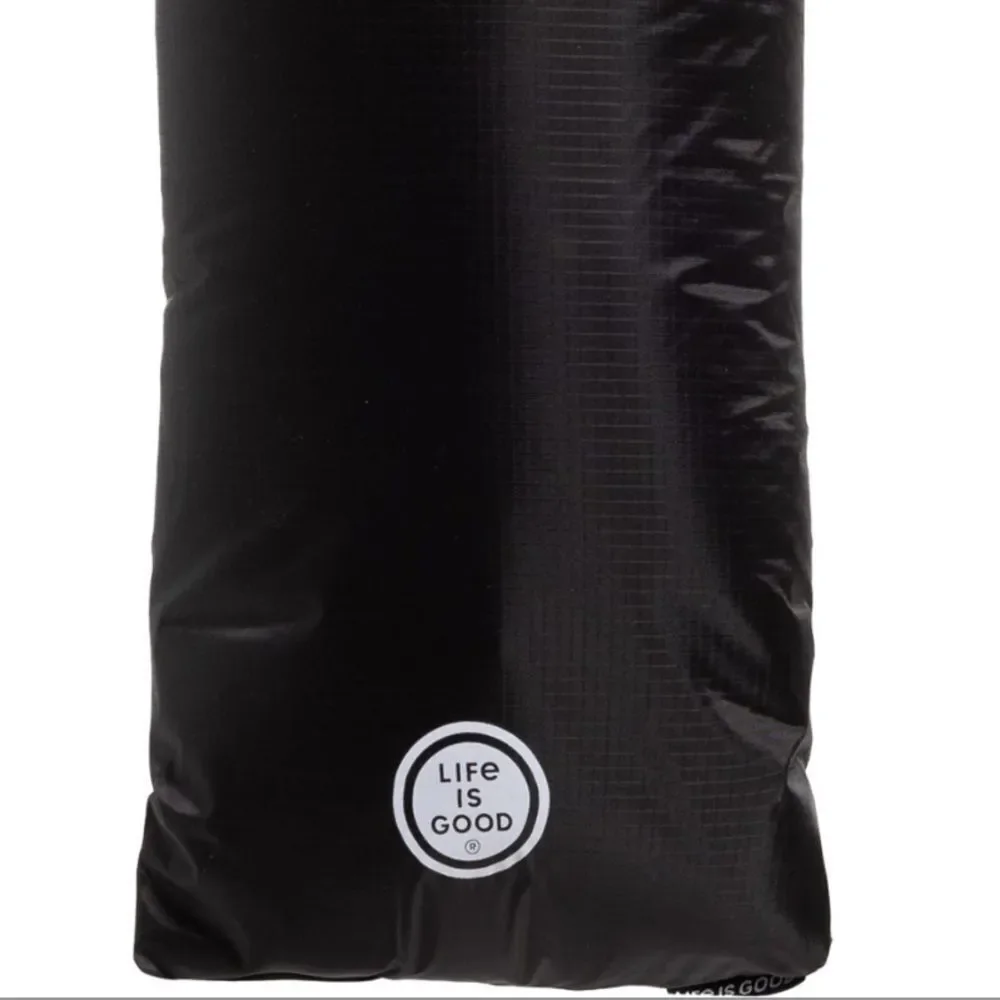 Life is Good Black 13L Waterproof Lightweight Dry Bag